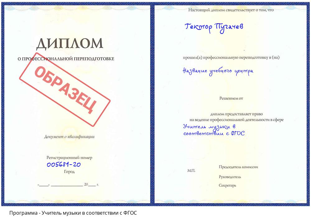 Учитель музыки в соответствии с ФГОС Новокузнецк