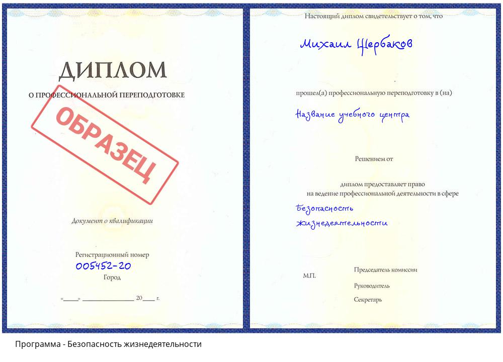 Безопасность жизнедеятельности Новокузнецк